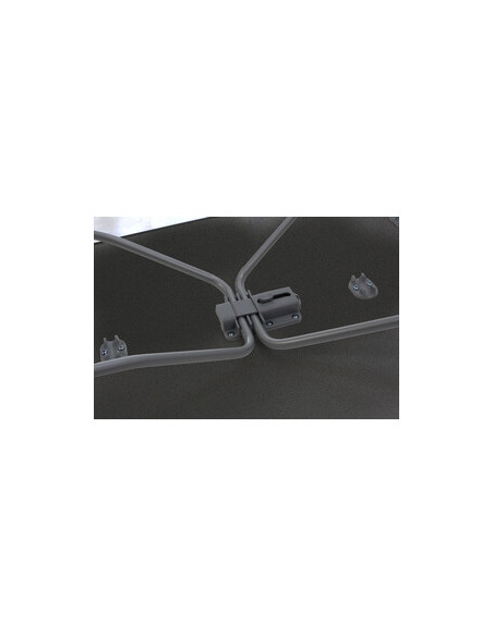 Oval folding table Brunner Linear 130 Black