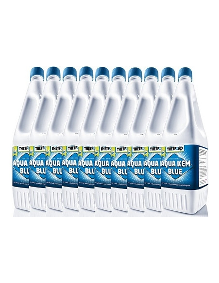 Thetford Aqua kem blue Packung 10 Einheiten (2 Liter / Flasche)