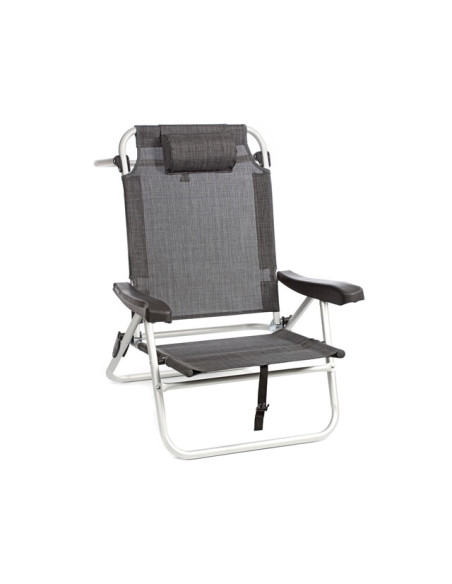 Brunner Siren folding beach chair with headrest