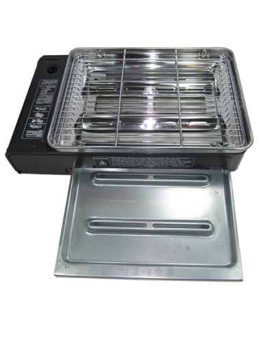 Barbacoa multigrill Butsir para cartucho de gas y botella de butano.