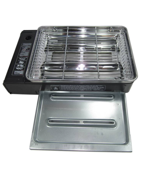 Multigrill Butsir Barbecue per cartucce a gas e bottiglia di butano.