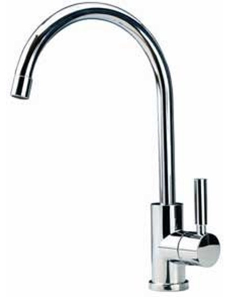 12v curved high spout swivel tap