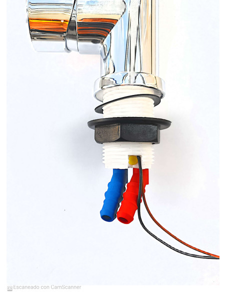 Robinet pivotant bec haut courbé 12v