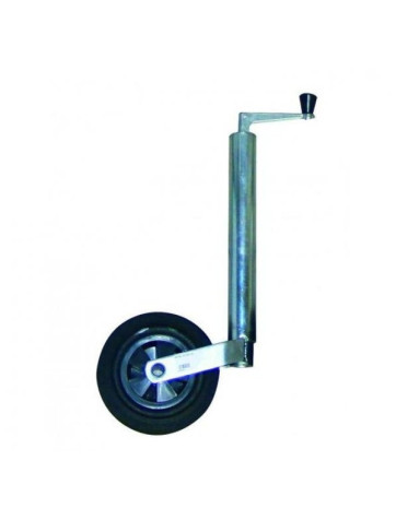 Jockey wheel with telescopic support 200x48mm