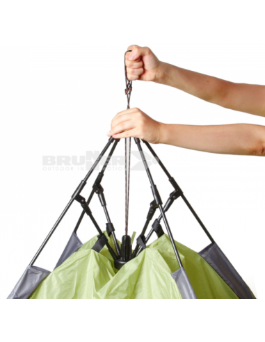 Brunner tent with Palma Automatic umbrella opening