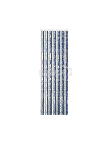 Blue and gray chenille curtain Acapulco Brunner 56 x 205 cm