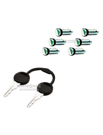 Pack of 6 bowlers and key Zadi