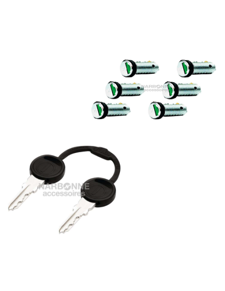 Pack de 6 quilleurs et clé Zadi