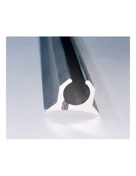 Aluminum guide rail with reinforced base 1.25m advance or caravan skirt