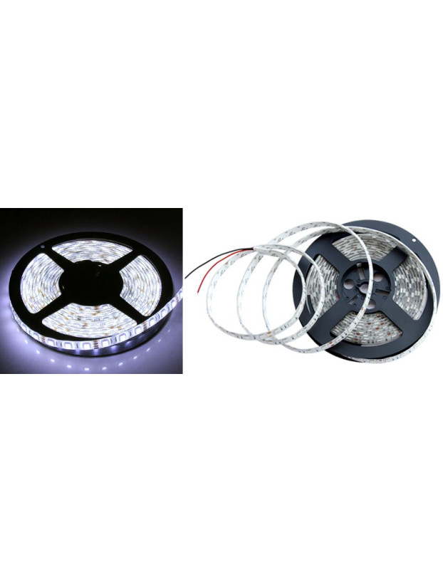 Faixa de led 5m branca com silicone (chip smd5050)