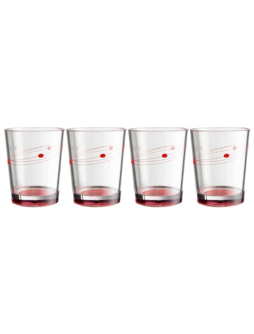 Pack de 4 vasos Cosmic Brunner 30cl