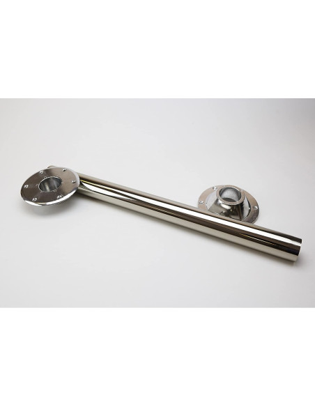 Pied de table en acier chromé 70cm