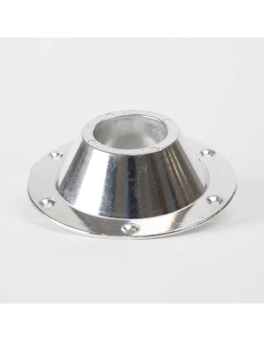 Piede da tavolo in acciaio cromato 70cm