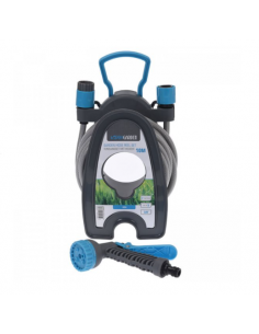 Manguera fina con enrollador portátil Pro Garden
