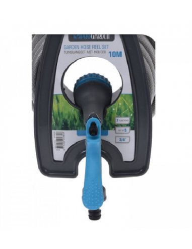 Manguera fina con enrollador portátil Pro Garden