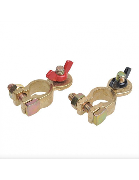 Positive / negative terminals for connection by Pro Plus washer
