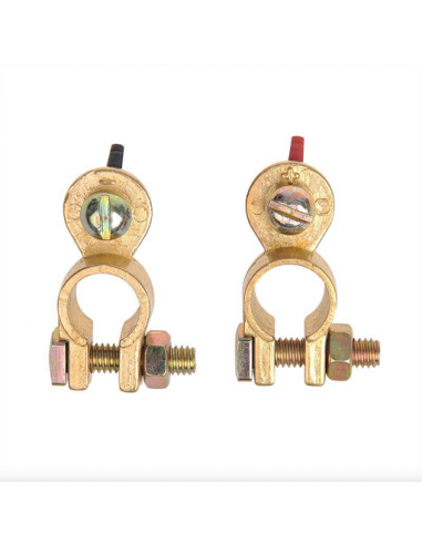 Positive / negative terminals for connection by Pro Plus washer