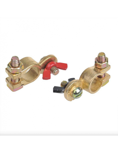 Positive / negative terminals for connection by Pro Plus washer