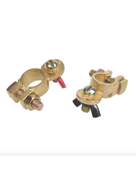 Positive / negative terminals for connection by Pro Plus washer