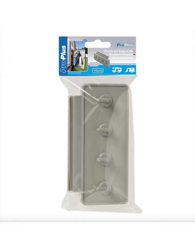 Colgador de 4 ganchos para raíl Pro Plus