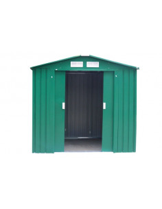 Caseta trastero metálica para camping o jardín 191x171 cm