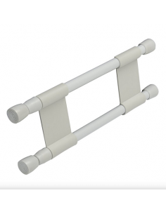 Barras de bloqueo extensible de 25,5 hasta 43 cm para neveras y armarios Pro Plus