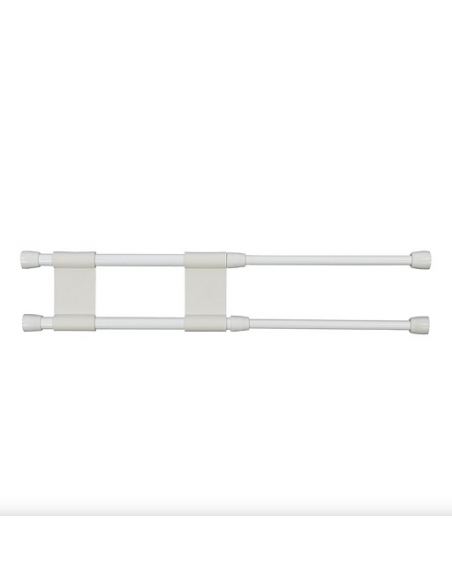 Barras de bloqueio extensíveis de 25,5 a 43 cm para frigoríficos e armários Pro Plus Barras de bloqueio extensíveis de 25,5 a 43 cm para frigoríficos e armários Pro Plus