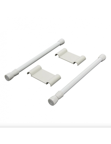 Barras de bloqueio extensíveis de 25,5 a 43 cm para frigoríficos e armários Pro Plus