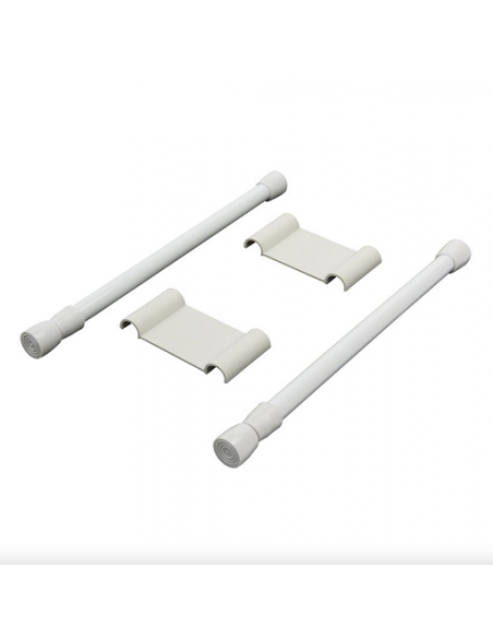 Barres de verrouillage extensibles de 25,5 à 43 cm pour réfrigérateurs et armoires Pro Plus