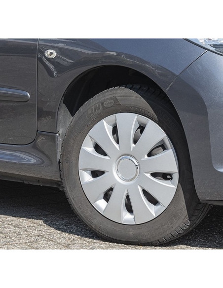 Set of hubcaps for wheels mod. Aura 14 inch x4