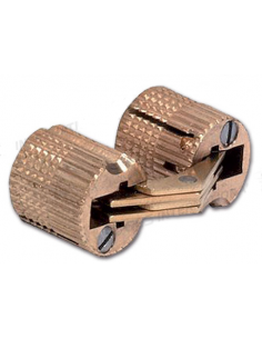 Set of two invisible hinges for furniture