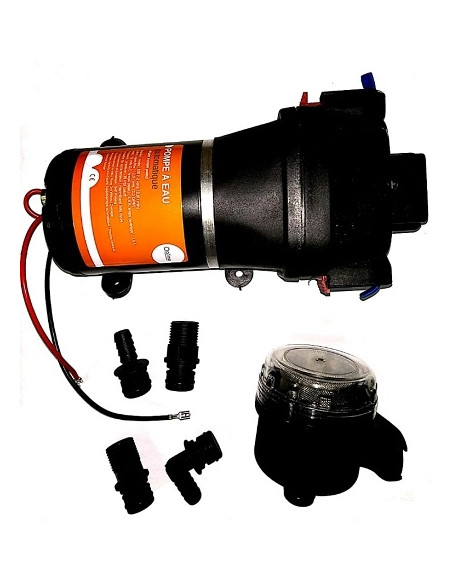 Pompa acqua a membrana automatica da 8 litri a 12 volt Pompa acqua a membrana automatica da 8 litri a 12 volt