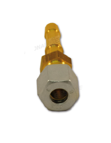 Hermeto de Ø 8 mm de gas con conexión para manguera Hermeto de Ø 8 mm de gas con conexión para manguera