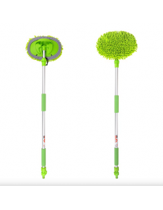 Brosse chenille pour le lavage avec manche extensible jusqu'à 1,65 mètre