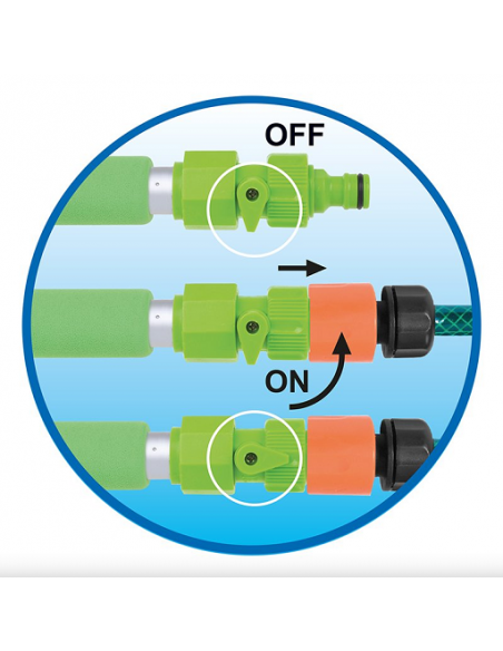 Brosse chenille pour le lavage avec manche extensible jusqu'à 1,65 mètre
