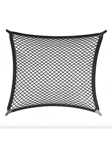 Rede de bagagem elástica 80 x 60cm com ganchos de plástico