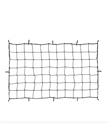 Filet élastique pour remorque cargo avec crochets en plastique 90x 150cm