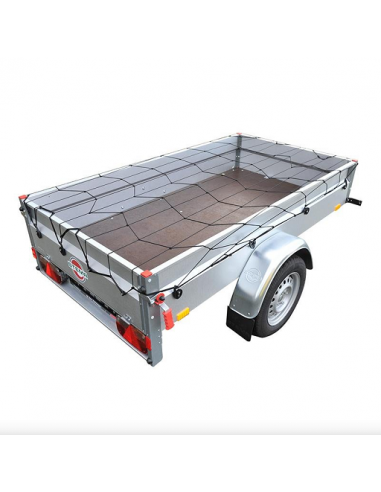 Elastic net for cargo trailer with plastic hooks 90x 150cm