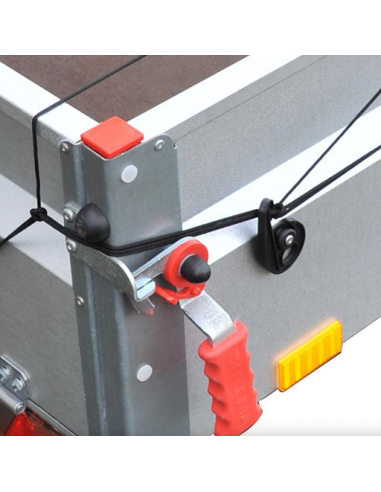 Rete elastica per rimorchio cargo con ganci in plastica 90x150 cm