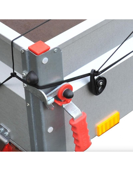 Rete elastica per rimorchio cargo con ganci in plastica 90x150 cm