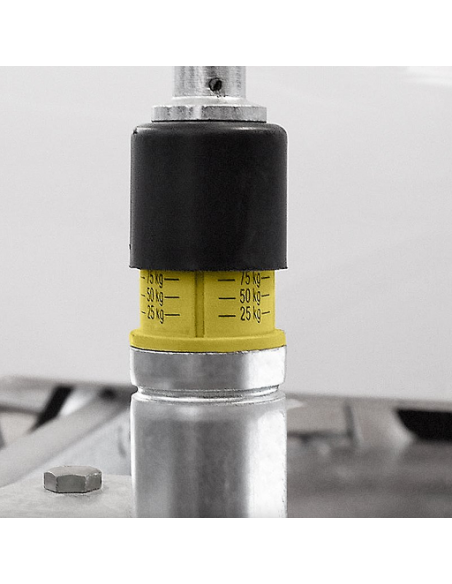 Rueda jockey 48mm con indicador de carga