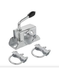 Braçadeira de 48 mm para roda jockey com braçadeiras em U de 60/70 mm