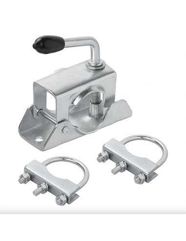 Braçadeira de 48 mm para roda jockey com braçadeiras em U de 60/70 mm