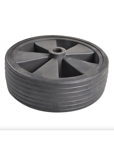 Roda de borracha para mastro jóquei 220x70mm