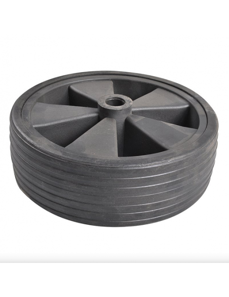 Rubber wheel for jockey mast 220x70mm