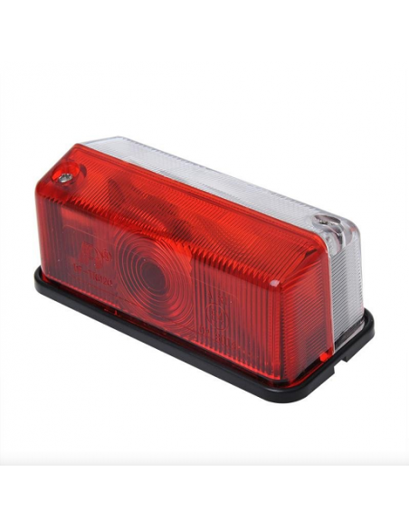 Luz de galibo roja/blanca 92x42mm Luz de galibo roja/blanca 92x42mm