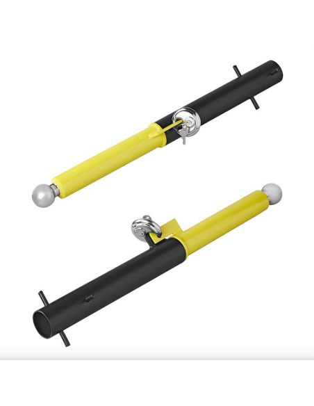 Mât de sécurité avec boule d'attelage / caravane