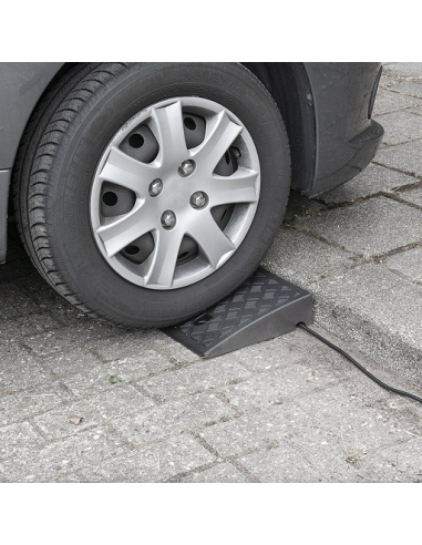 Rampes de trottoir noires 70 mm 2 unités