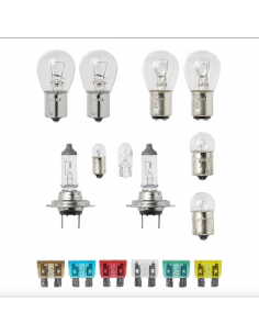 Bombillas de recambio de H7, 16 piezas