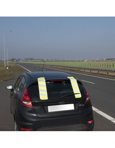 Magnetic road marking straps x2